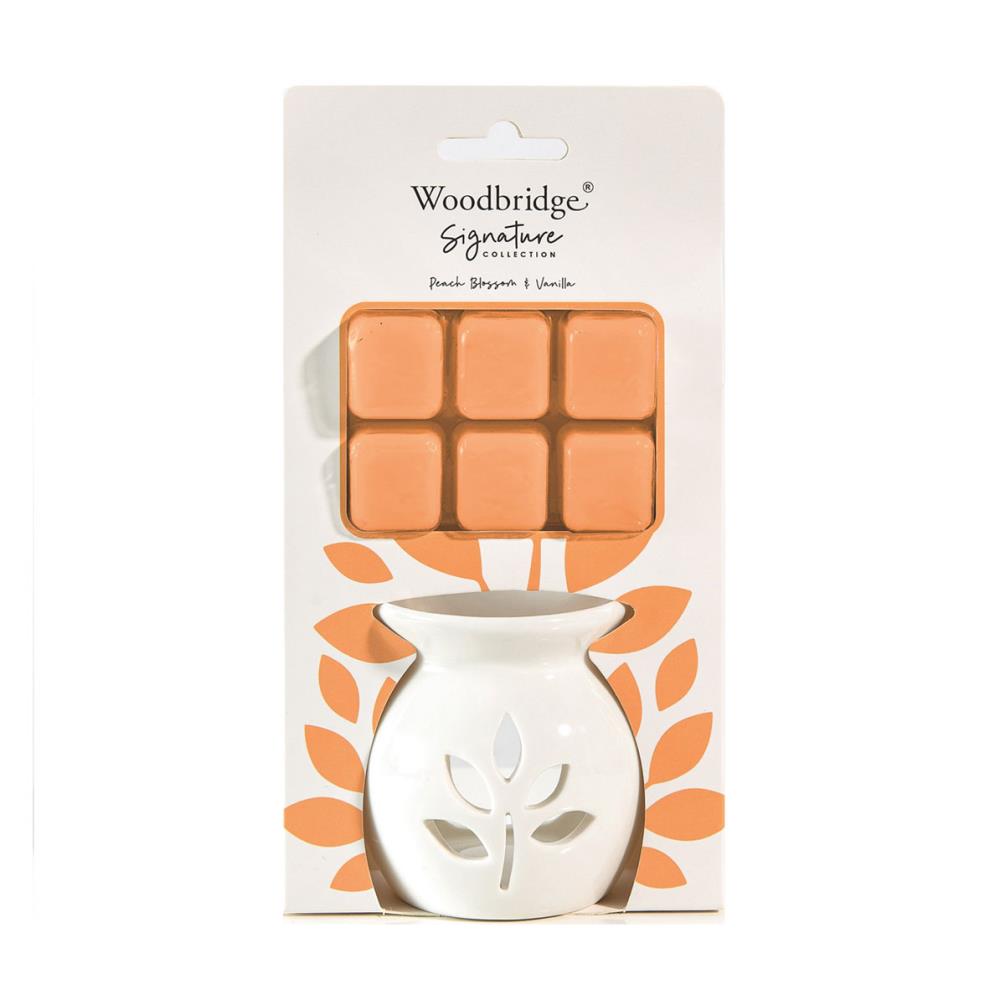 Woodbridge Peach Blossom & Vanilla Wax Melt Warmer Gift Set £7.19